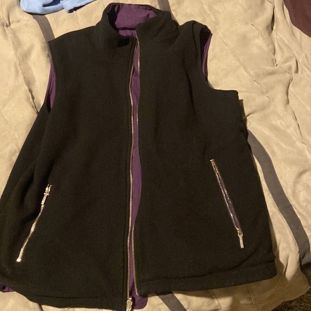 Ralph Lauren reversible vest purple and black - Picture 3 of 4